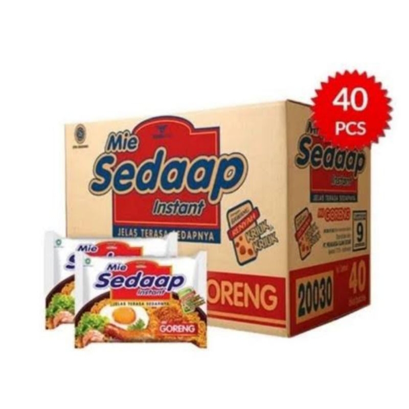 

mie sedap goreng 1 dus isi 40