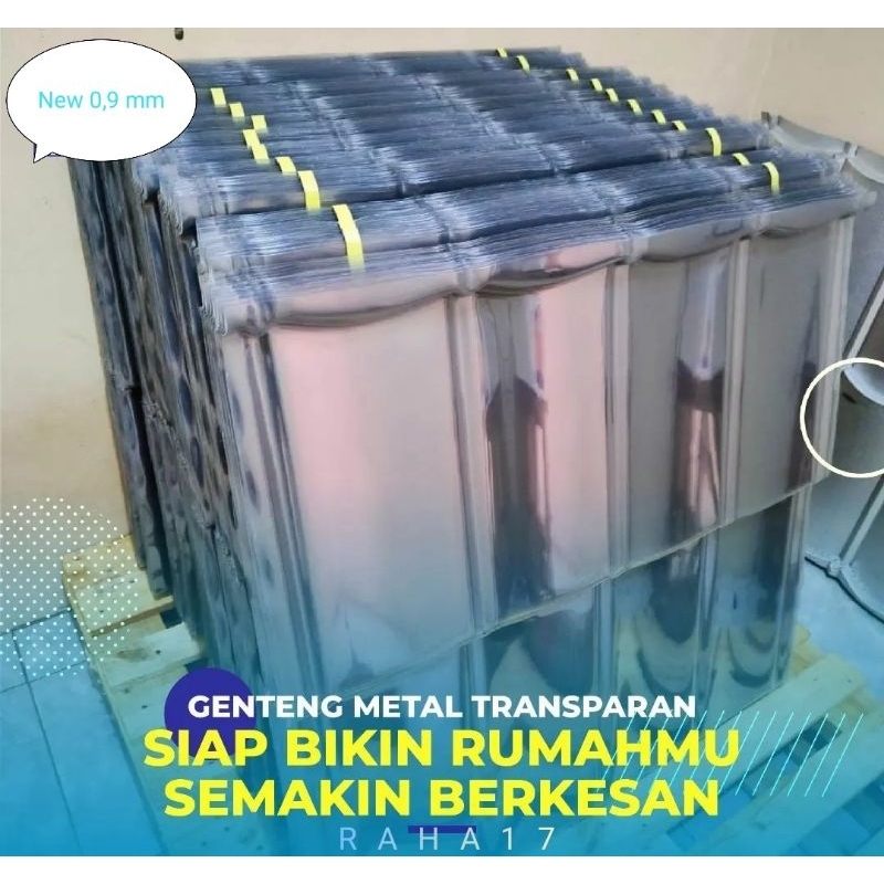 Genteng TRANSPARAN 1x4 Daun 0,8mm