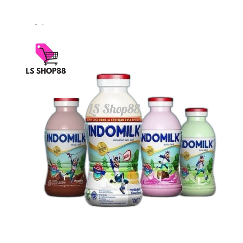 

Susu UHT INDOMILK Botol 190 ML