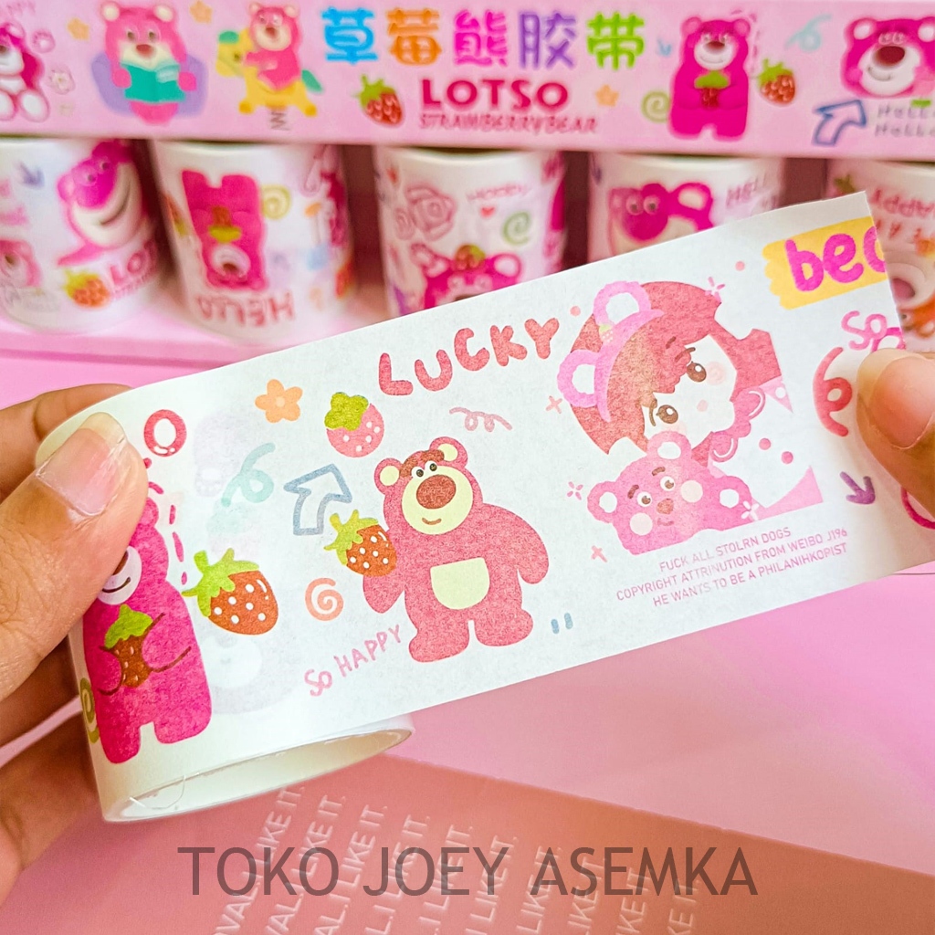 

WASHI TAPE LOTSO SOLATIP MOTIF DEKORASI JURNALING DECO TAPE SCRAP BOOK GIFT SELOTIP LAKBAN