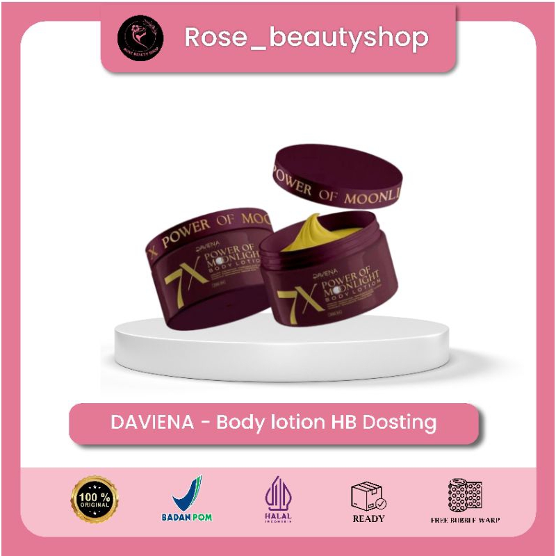 DAVIENA Skincare Body Lotion - DAVIENA HB DOSTING 7X POWER OF MOONLIGHT BODY LOTION 250gr - Hand Bod