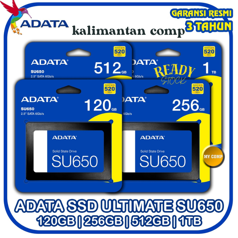SSD SATA ADATA 256GB 512GB 1TB  - SSD SATA 3 / SSD SATA III - SSD 2.5 inch