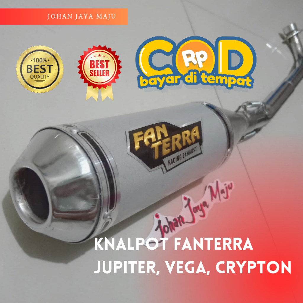 Knalpot Racing Fanterra Jupiter Z, Jupiter Robot, Jupiter Burhan, Jupiter Lama, Vega Lama, Vega ZR, 