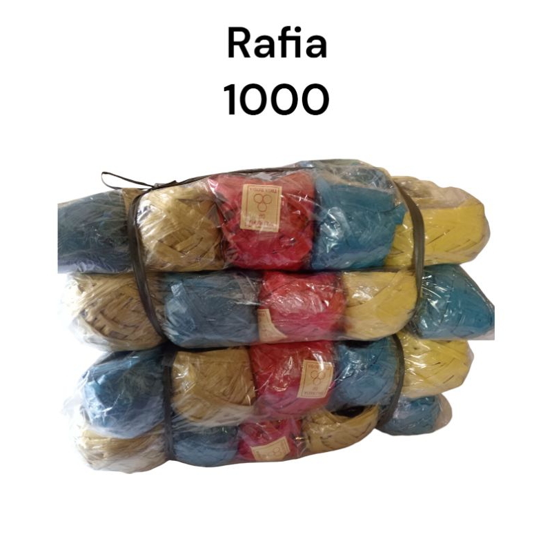 

rafia 1000 / rafia murah / rafia / tali rafia kecil / tali rafia