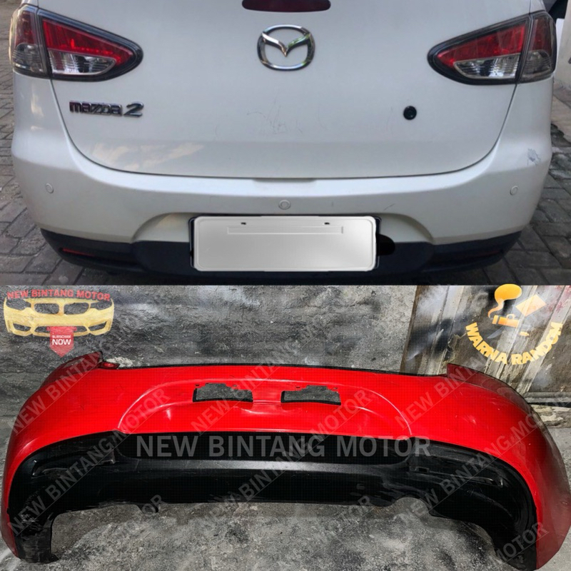 Bumper belakang mazda 2 sedan 2008 2012 original