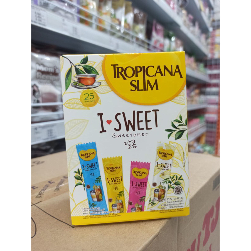 

TROPICANA SLIM I sweet 25 sachet-pemanis alami untuk diabetesi dan diet