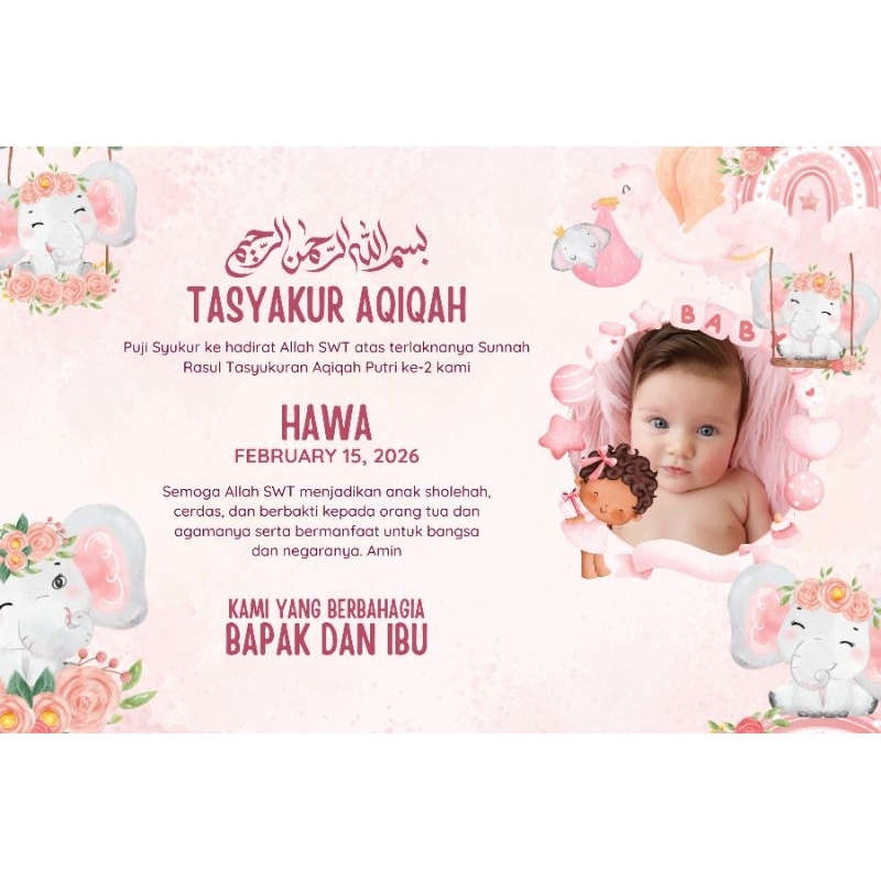 

stiker aqiqah/ stiker nasi box/ stiker ulang tahun/ label box. (berisi 50 pcs)