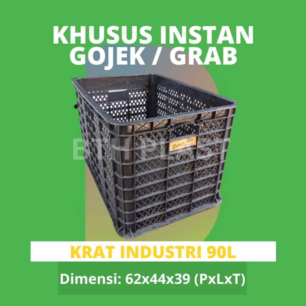 KRAT INDUSTRI 90L / KERANJANG INDUSTRI / KRAT BUAH / KERANJANG LAUNDRY MURAH