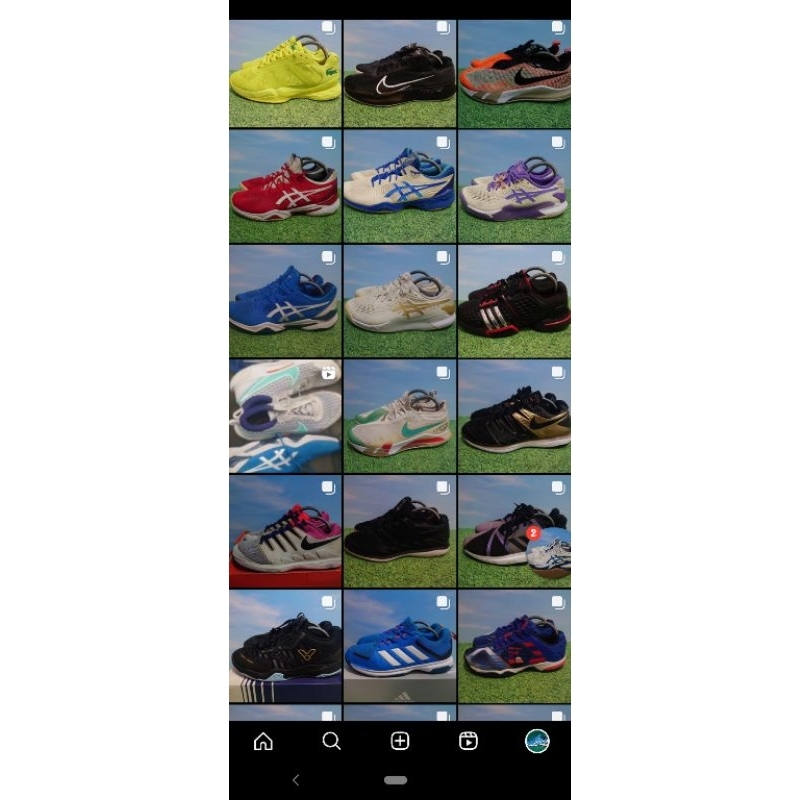 Sepatu Tennis Second Bekas Orisginal