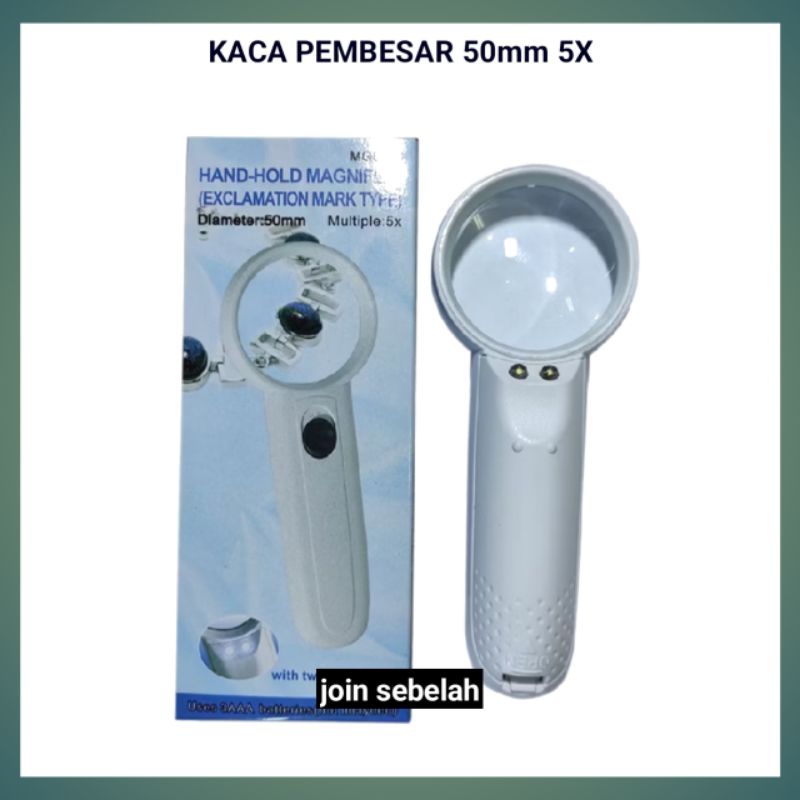 

KACA PEMBESAR LED MG6B3 DIAMETER 50mm MULTIPLE 5 KALI