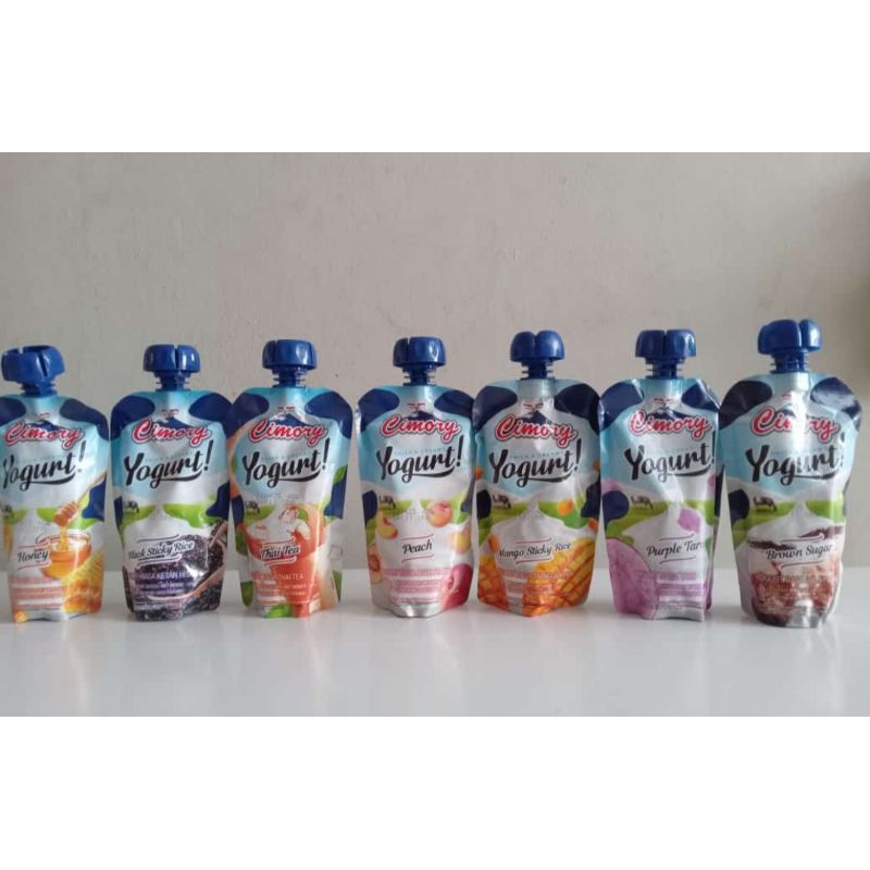 

promo cimory yogurt thick&creamy hrga 7950ready rasa peach, ori, honey, banana