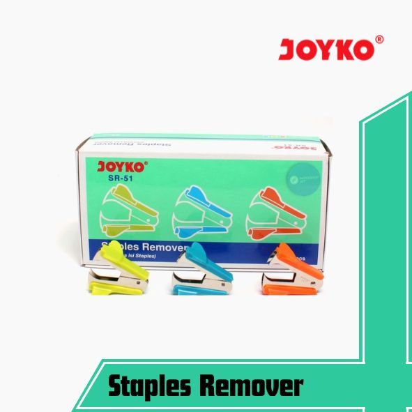 

(4 PCS) Stapler Remover SR-51/ Pembuka Isi Staples Joyko SR-51 / Remover Joyko SR-51