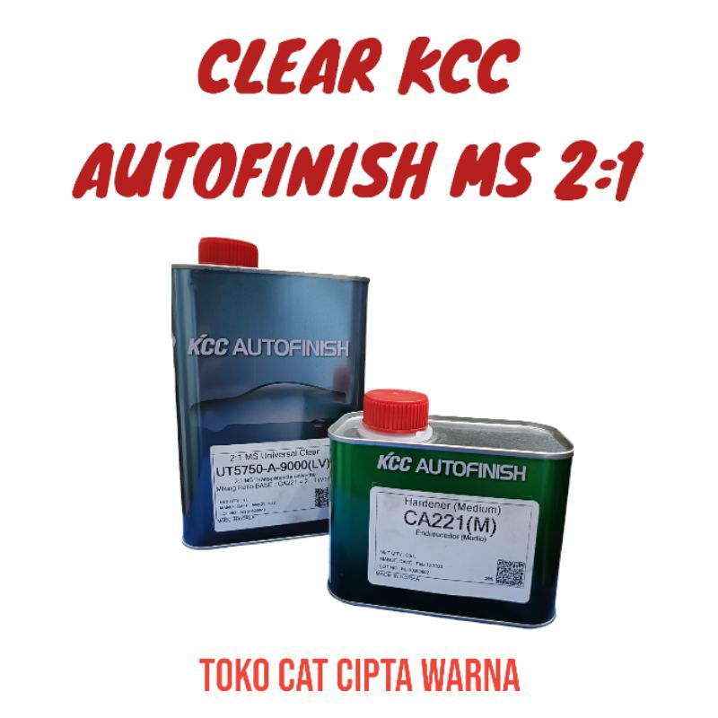 CLEAR KCC AUTOFINISH MS 2:1 (1,5 Liter)