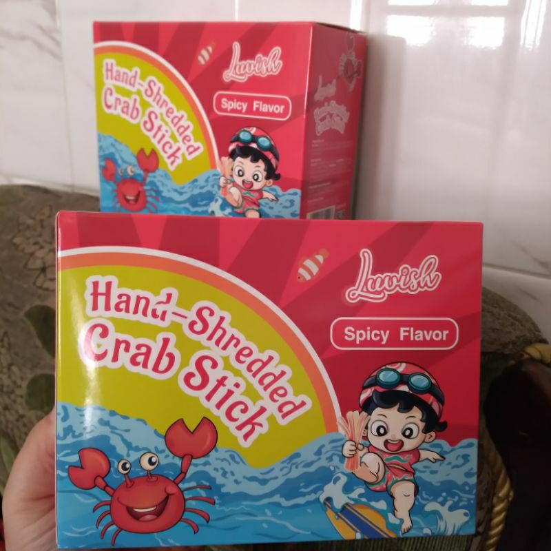 

PROMO ( LUVISH ) CRAB STICK PEDAS isi 20pcs