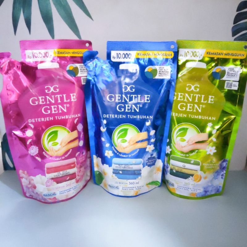 Gentle gen REFILL 360ml/Detergen cair/Deterjen/Gentle gen