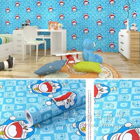 Wallpaper Dinding Sticker Doraemon Kotak