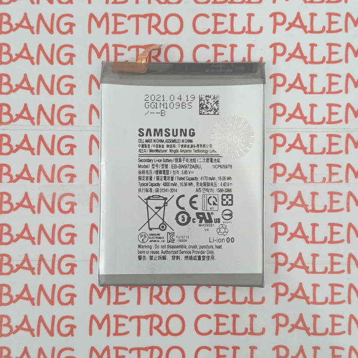 BATERAI  SAM NOTE 10 PLUS EB-BN972ABU
