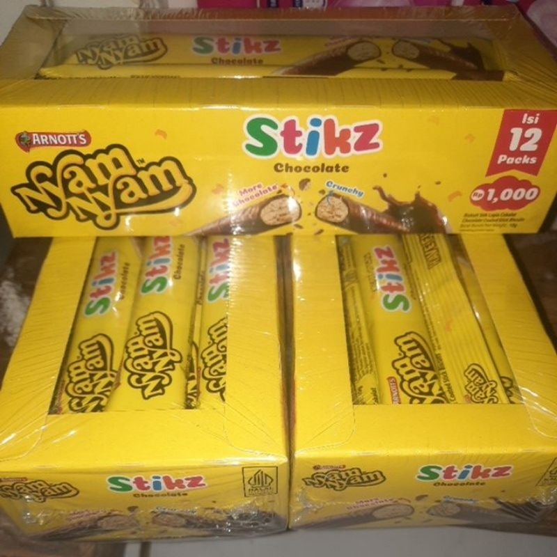 

Nyam Nyam | stikz chocolate | (1 pack isi 12 )