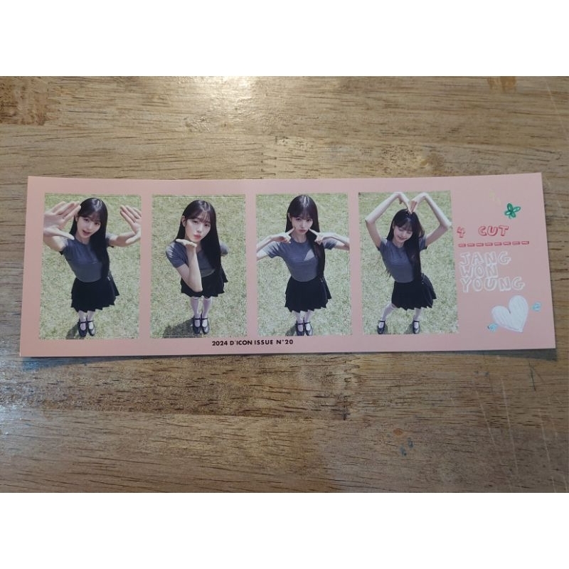 Photo 4 cut wonyoung wony ive dicon 2024 official