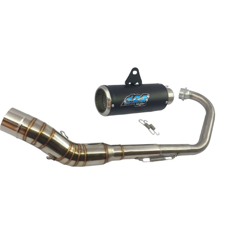 knalpot DOS GP1 BLACK All MP GL HEREX CB150R SONIC TIGER MX KING MX OLD/NEW FU CB OLD/NEW DLL