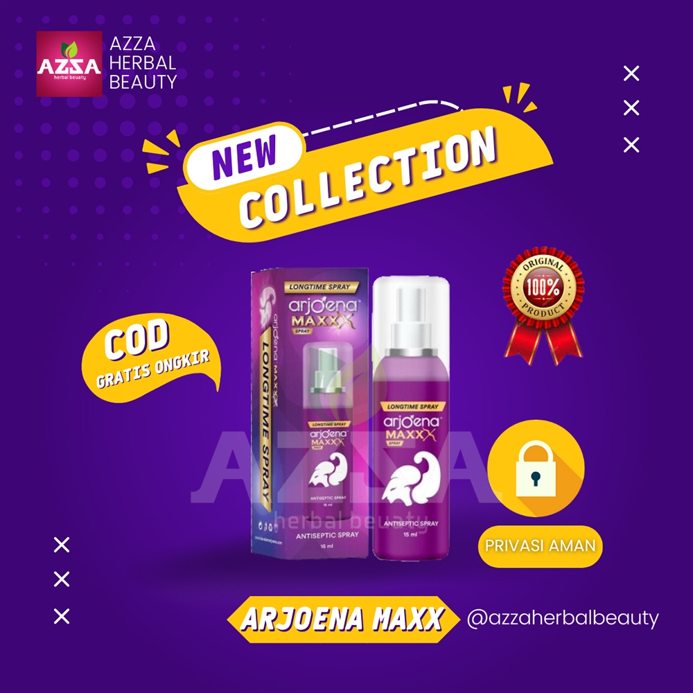 AZZA Maxspray Antiseptic Spray Khusus Pria 15 mL COD