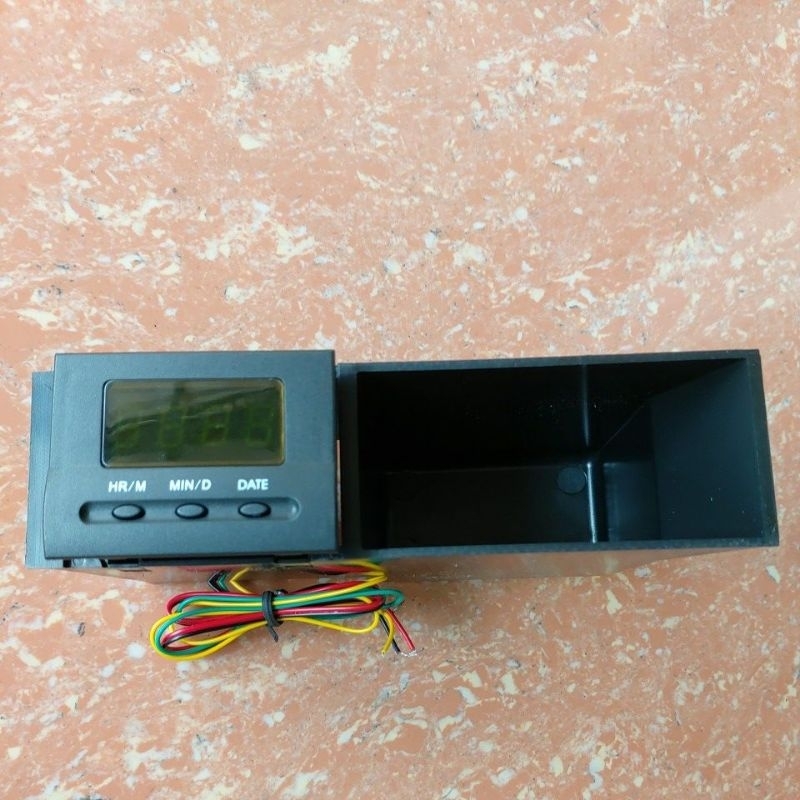 jam digital waktu clock dashboard mobil toyota avanza lama + Rumah Dudukan Rumah Dudukan 2008/2009/2