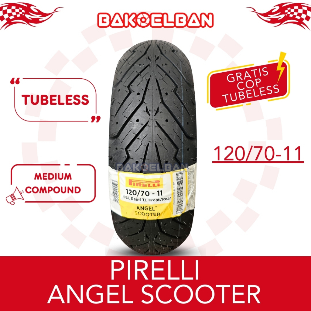 BAN MOTOR PIRELLI ANGEL SCOOTER 120/70-11