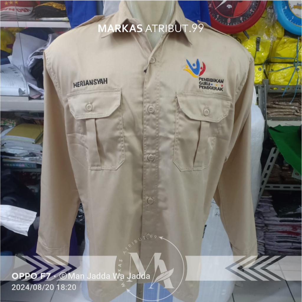 KEMEJA PENDIDIKAN GURU PENGGERAK / SERAGAM GURU PENGGERAK / KEMEJA GURU PENGGERAK