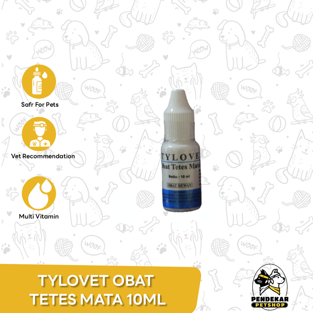 Tylovet Meyer Obat tetes Mata Kucing Anjing 10 ML