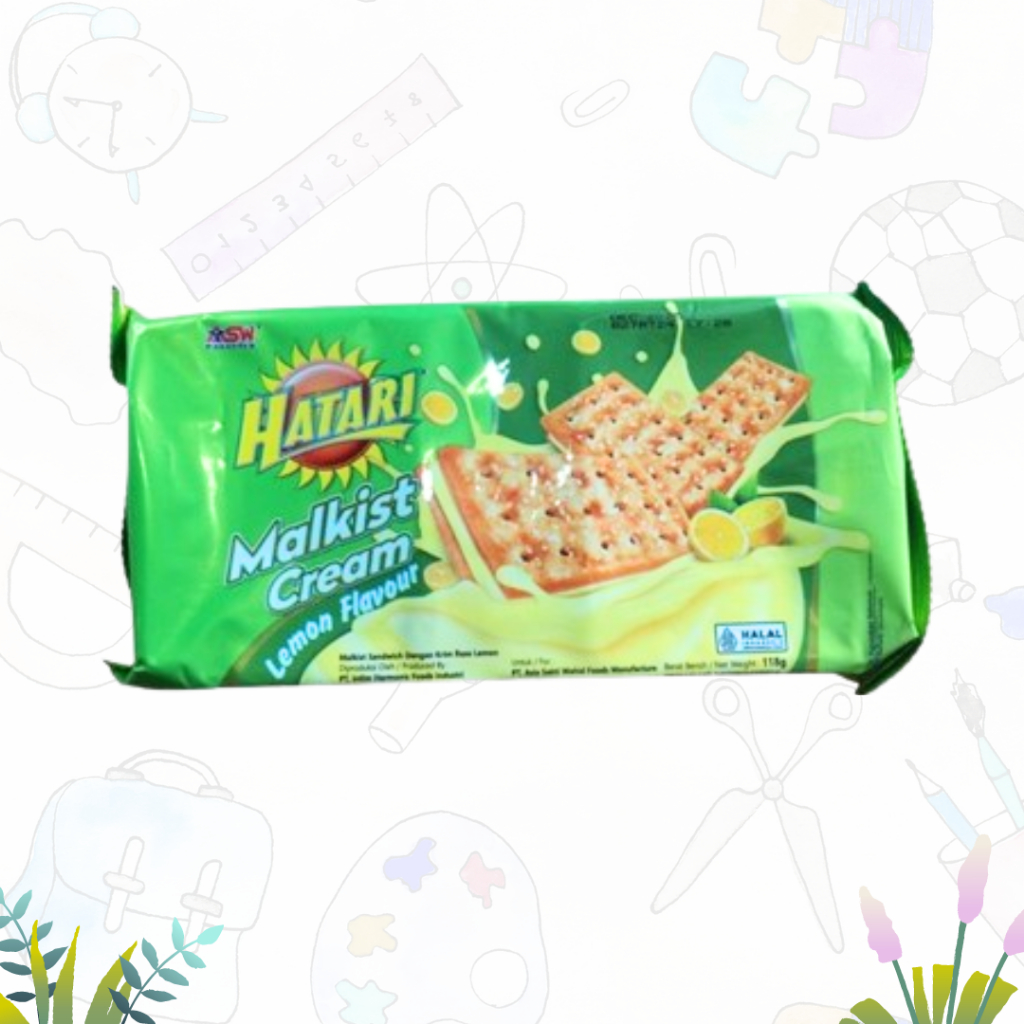 

Hatari Malkist Cream Lemon 118gr (PCS)