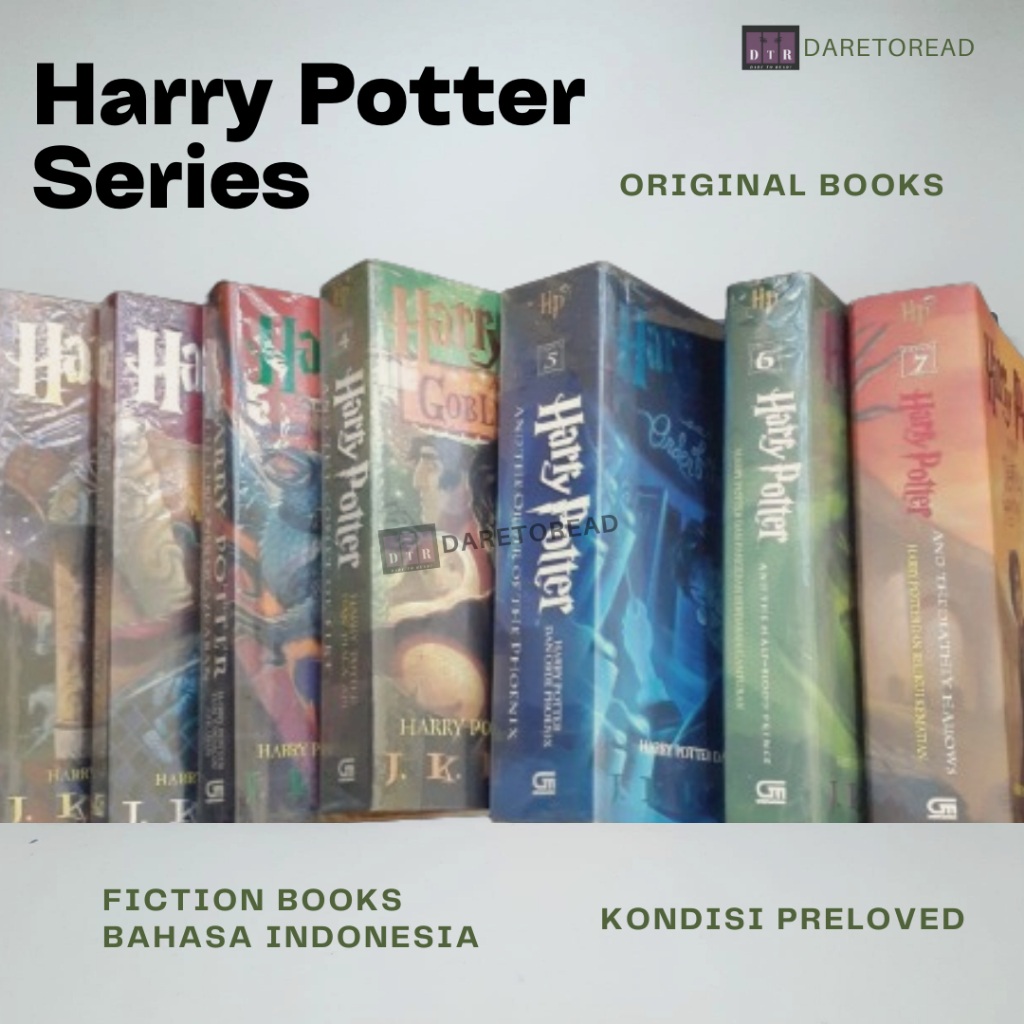 Novel Harry Potter J.K Rowling Terjemahan Original