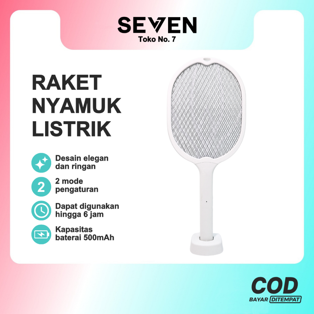 Raket Nyamuk Listrik 2in1 Multifungsi Pembunuh Nyamuk Elektrik Mosquito Killer Bisa Digantung