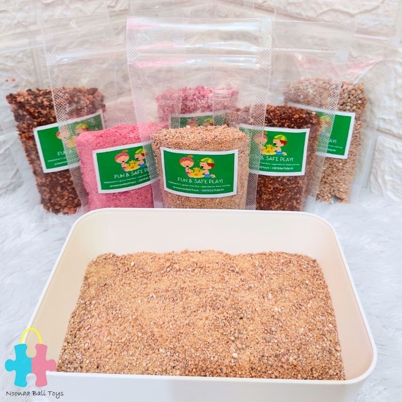 

Edible Sand Mainan Pasir Anak Toys Sand Sensory Play