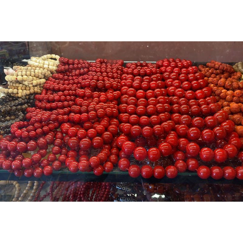 gelang red coral besar original