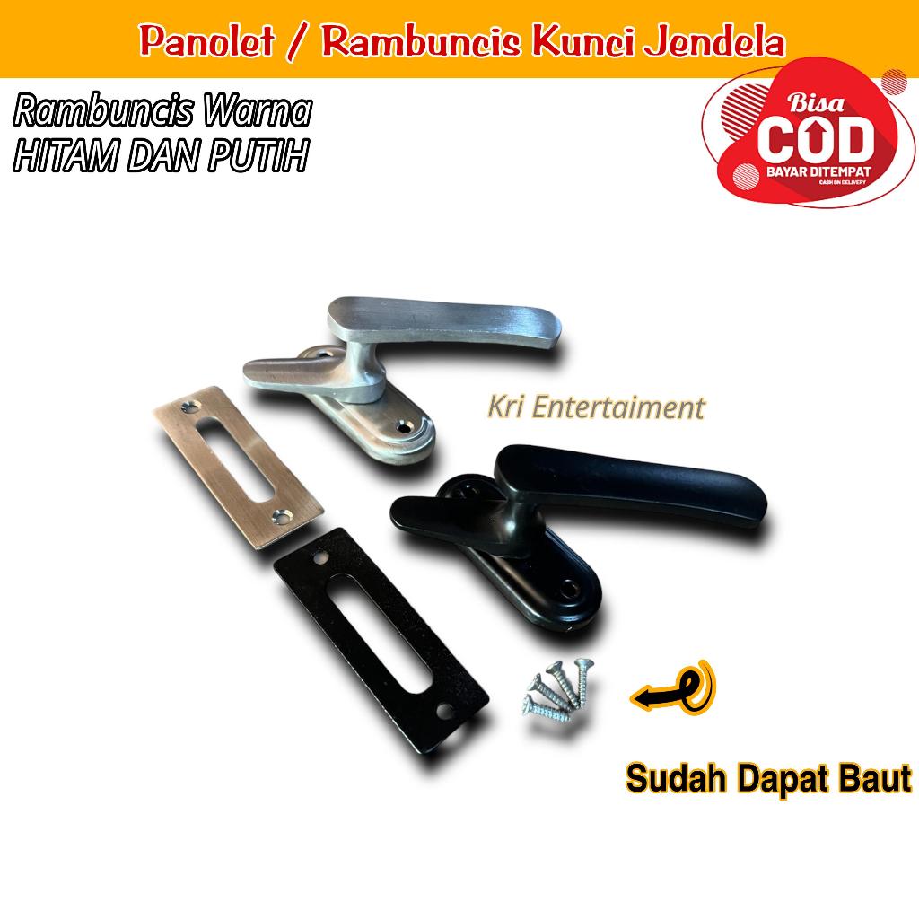 Rambuncis jendela aluminium tebal grendel slot jendela panolet slot stainless tebal