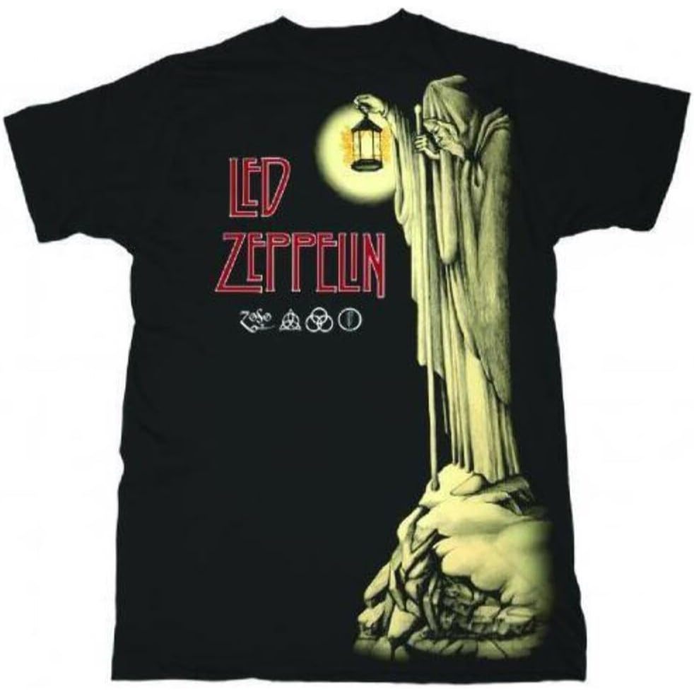 Baju Dewasa Led Zeppelin - Hermit - Adult T-Shirt  Fashion Pakaian Atasan Kaos Laki Pria Wanita Mode