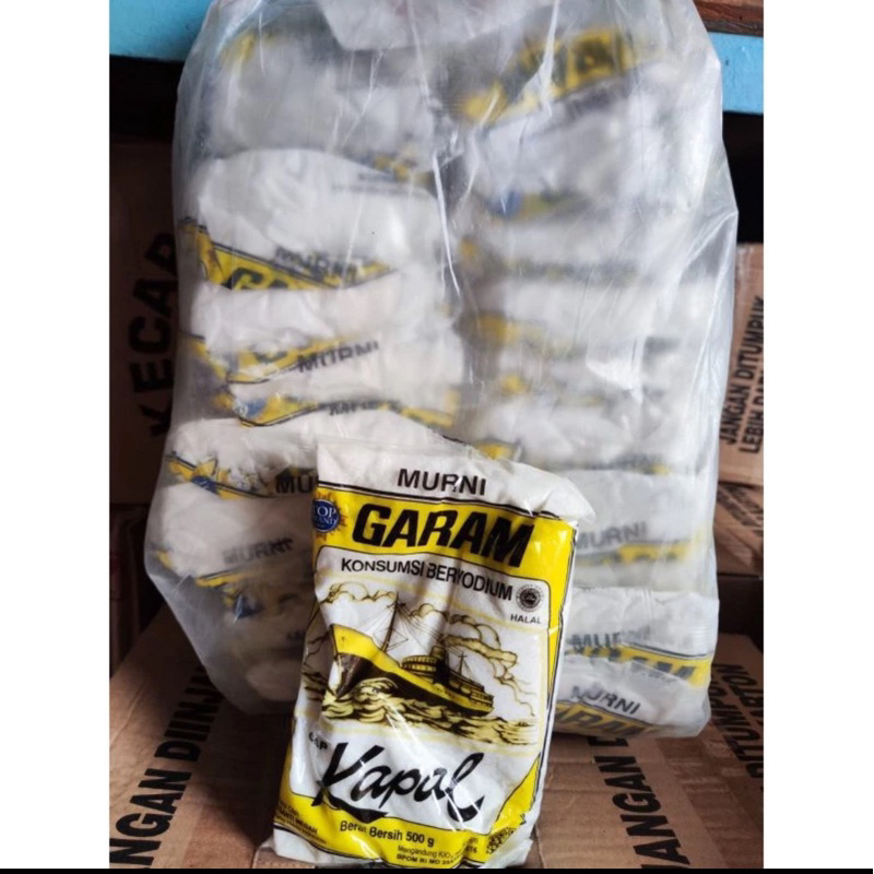 

Garam kapal seball 500 gram/250gram