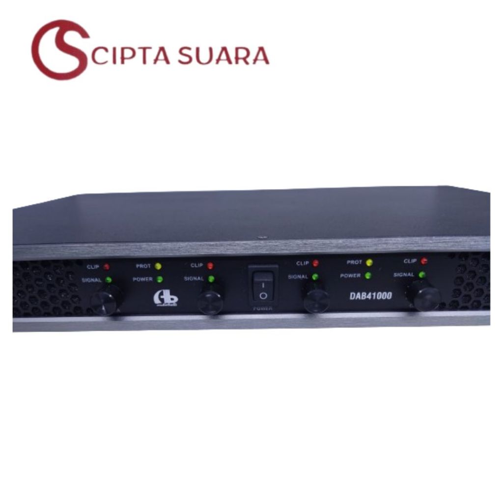 Power Amplifier Elsound Class D - 4 Channel Daya 500 Watt