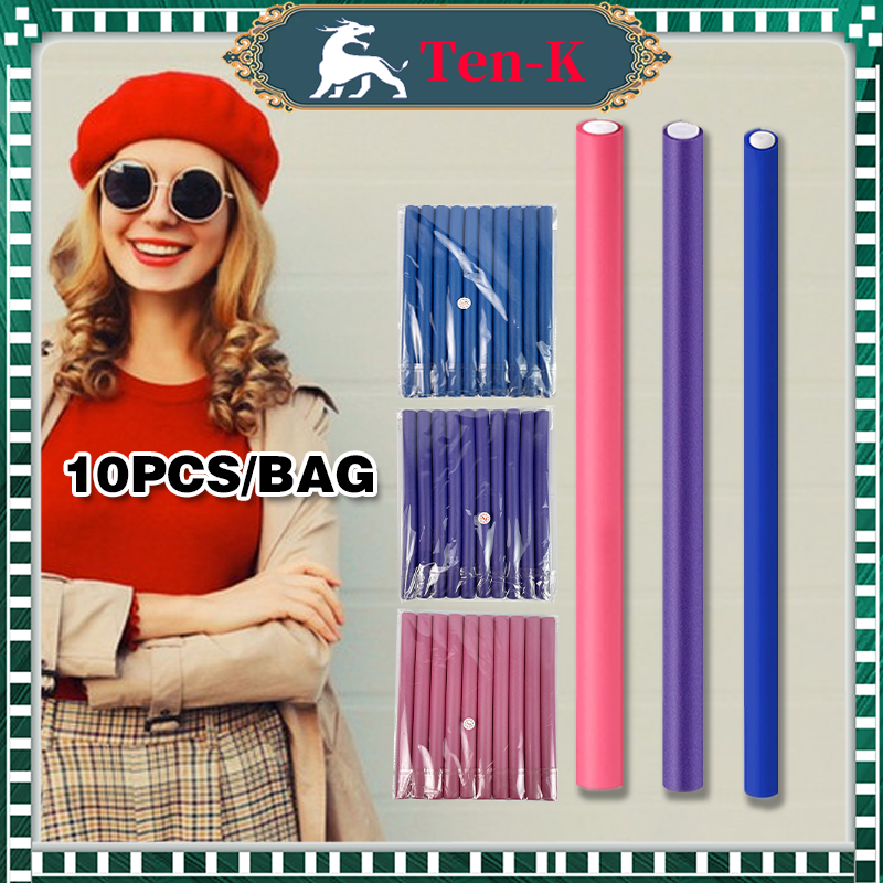 Roll Sosis Keriting Rambut Curly Rambut Roll Rambut Sosis Isi 10pcs