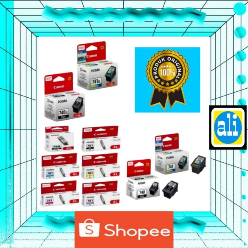 TINTA CANON 740-741 / 740XL-741XL / 780XL-781XL BLACK & COLOR ORIGINAL