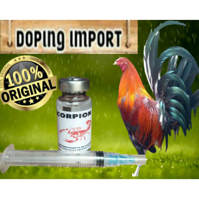 doping ayam aduan sambung taji pisau Philipin SCORPION XT IMPORT terbaik