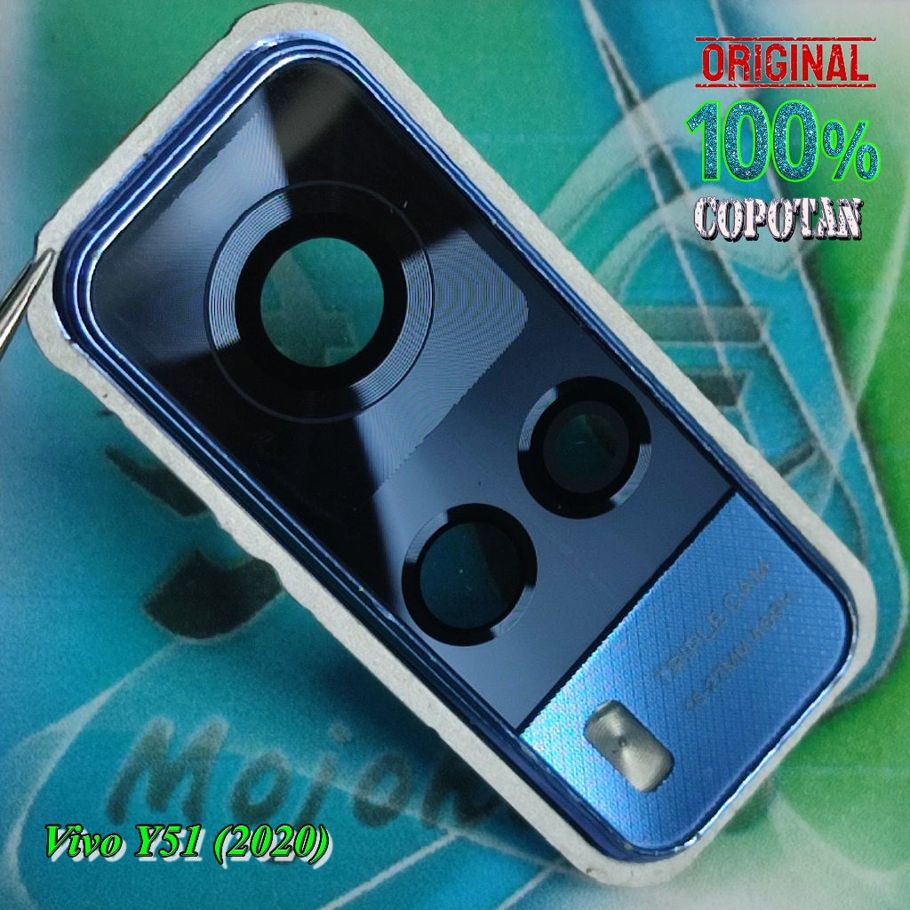 Vivo Y51 (2020) Frame lensa / ring kaca kamera belakang original copotan | eXe Comp