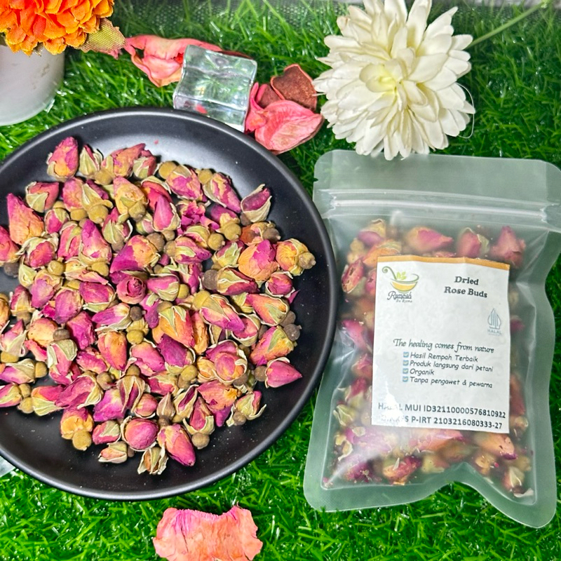 

Died Rose Buds Bunga Mawar Kering 10 gram Rempah Bu Risma