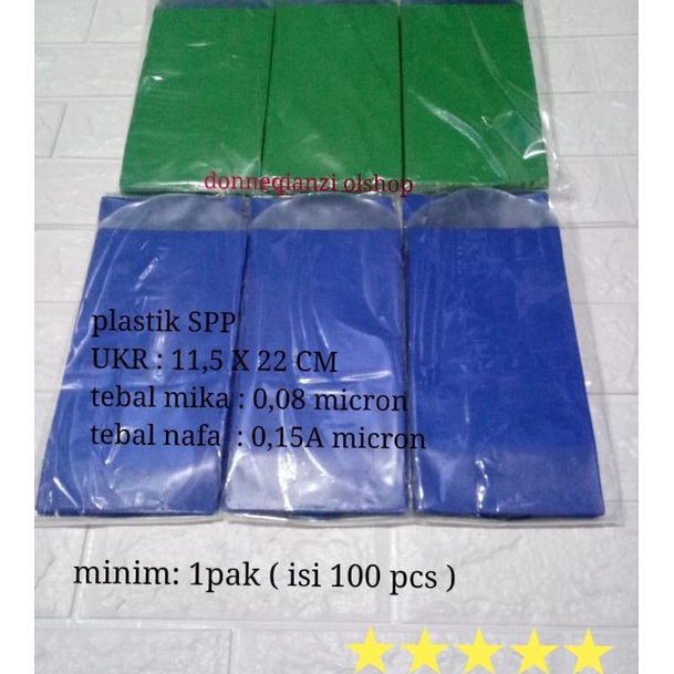 

plastik SPP plastik iuran 115 X 22 CM minim 1 pak isi 1pcs DNWRW6944