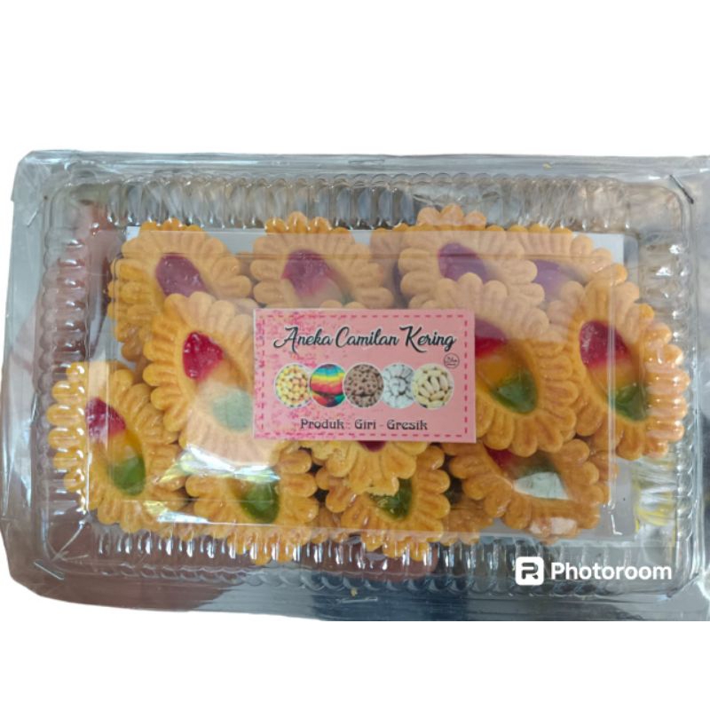 

Kue kering pie daun homemade Kemasan mika 250gr