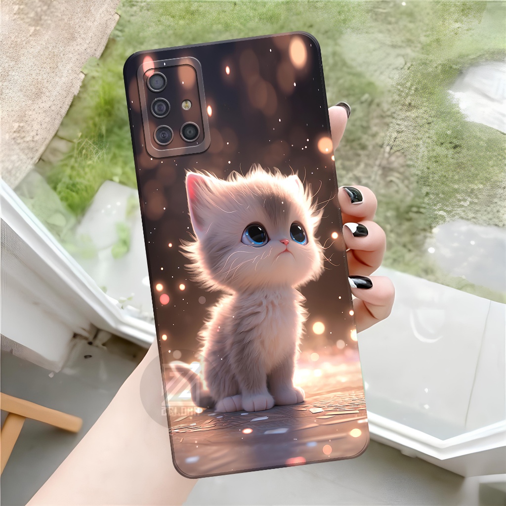 Case Samsung Galaxy M51 Fashion Case Kucing Softcase Samsung Galaxy M51 Casing Samsung Galaxy M51 Ke