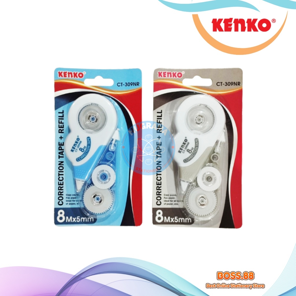 

CORRECTION TAPE (CT) KENKO CT-309NR + REFILL (1 PCS)