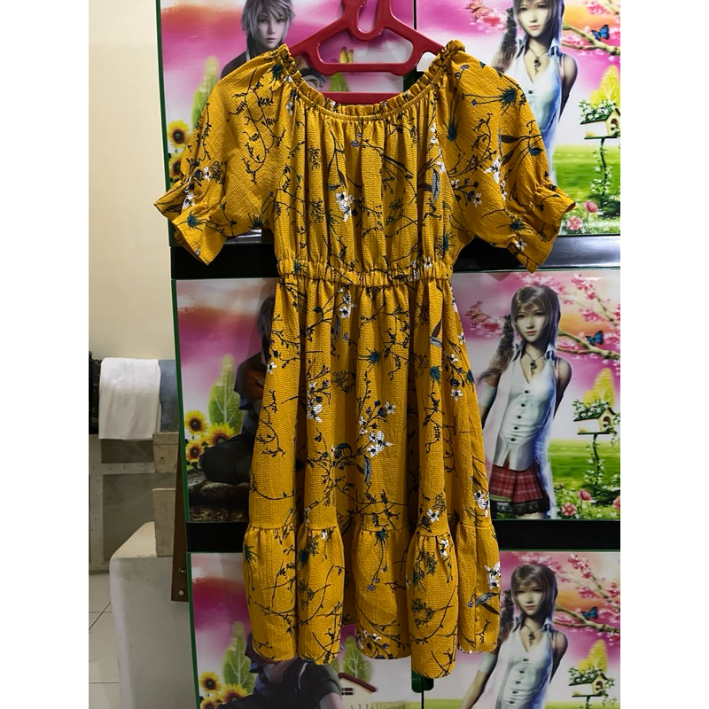 preloved dress sabrina bunga