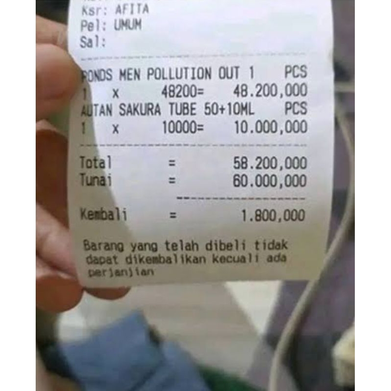 

CETAK CUSTOM VARIASI STRUK NOTA BON TOKO KELONTONG SEMBAKO SUPERMARKET PRINT KERTAS THERMAL BISA ADA LOGO DAN JENIS