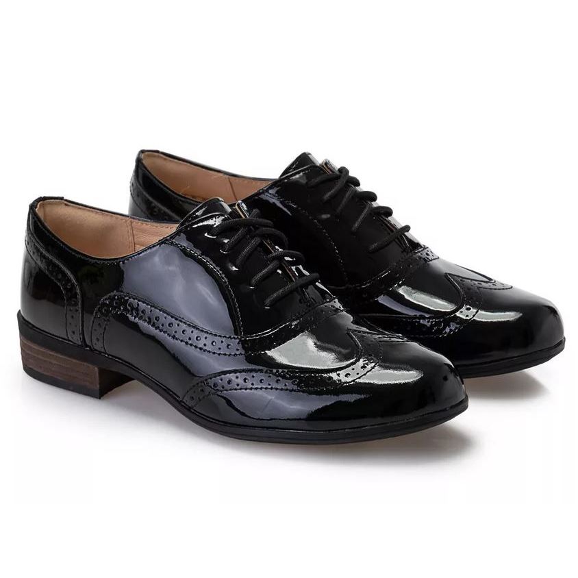 Sepatu Clarks Women Hamble Oak Black Shoes Original